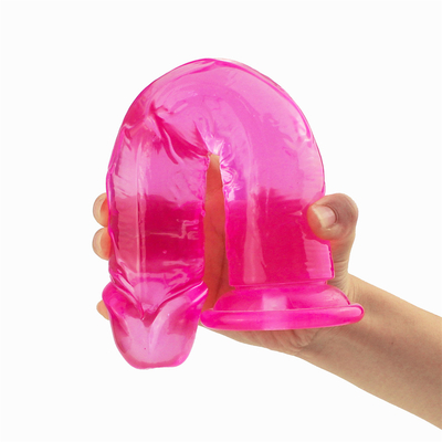 Ein starker Saug-Dildo, ein künstlicher Penis, ein riesiger Dildos für Frauen, ein realistischer Dildo.