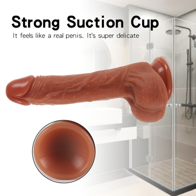 10 Modi 9,6 "Thrusting Dildo Vibrator, realistische vibrierende Dildos mit Fernbedienung