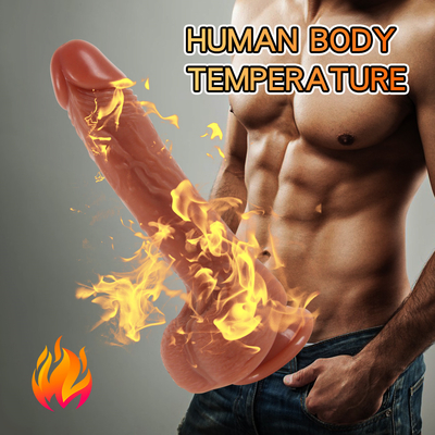 10 Modi 9,6 "Thrusting Dildo Vibrator, realistische vibrierende Dildos mit Fernbedienung