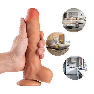 Großhandel Dildo Haut realistisches Dildo Erwachsener Sex-Spielzeug riesiger Penis riesiger Dildo-Spielzeug für Frauen