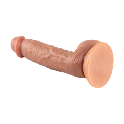 Riesiger, superdicker künstlicher Dildo mit Saugbecher, Hinternstecker