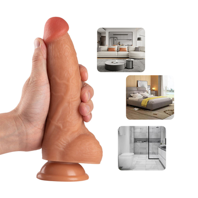 8,5-Zoll-realistischer PVC-Dildo, Sexspielzeug, Körper, sicher, starker Saugnapf, ultraweich