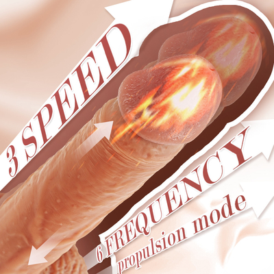 Wireless Fernbedienung riesige realistische Fernbedienung großer Dildo Vibrator großer Schub Dildo mit starkem Saugbecher LIEBE Dildo