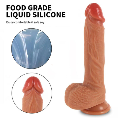 Fernbedienung Dildo Vibrator Großhandel Sex Spielzeug Körper sicher Vibration Rotation realistische Dildo für Frauen und Männer