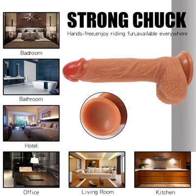 Fernbedienung Dildo Vibrator Großhandel Sex Spielzeug Körper sicher Vibration Rotation realistische Dildo für Frauen und Männer