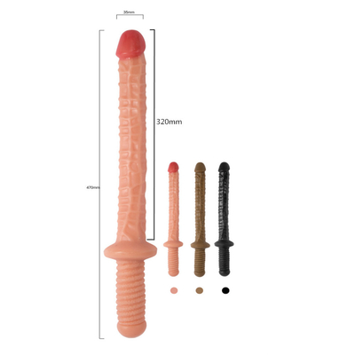 Große realistische Erwachsenenspielzeuge Dildo Großhandel für Frau Frauen Weich Flexibel Realistisch Braun mit Großhandel