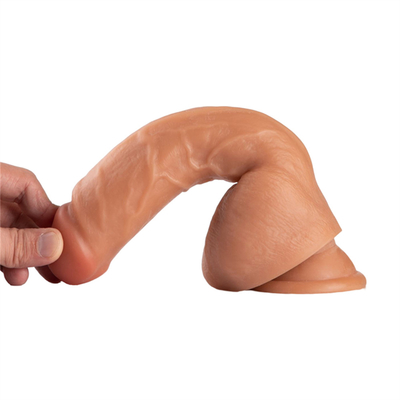 9' Inch medizinischer PVC realistischer weicher Dildo mit Saugbecher großer großer Schwanz für Frauen Cyber Haut Saugbecher Penis