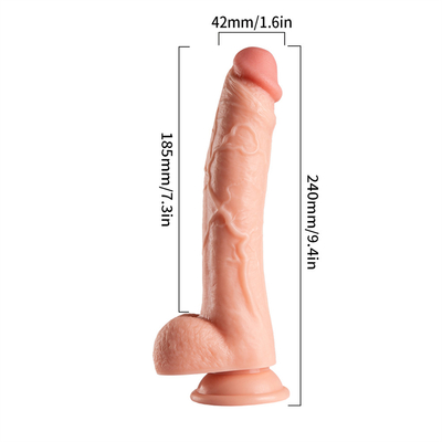 Lange und große Silikon-Dildos, weich, flexibel, wasserdicht, sicher und lebensecht