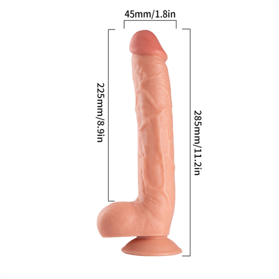 Lange, große, riesige, schwarze, Kautschuk-Anal von Japan, Sex-Dildo-Spielzeug für Frauen.