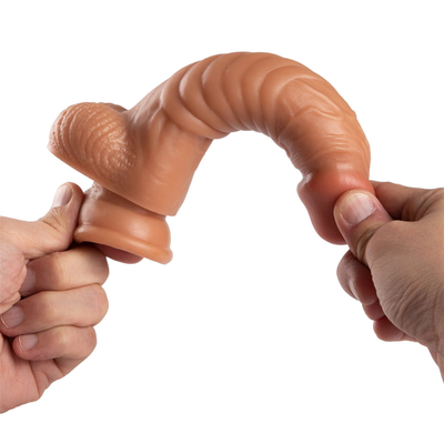 Riesiger, superdicker künstlicher Dildo mit Saugbecher, Hinternstecker
