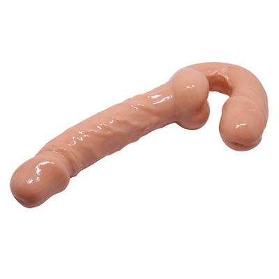 Klassischer strapless strap-on Dildo Vibrator für Paare Strapon für Lesben USB-Ladegerät Doppelkopf Vibrator