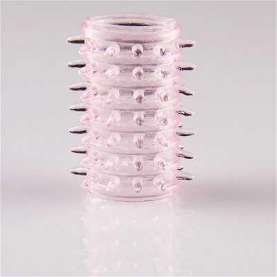 Heiß verkauftes Sexspielzeug weibliche lesbische Orgasmus Klitoris-Stimulation Mini Finger Sleeve