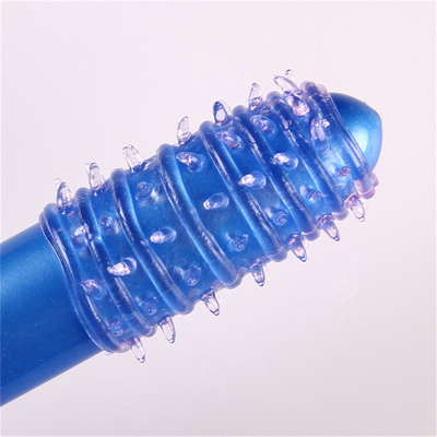 Heiß verkauftes Sexspielzeug weibliche lesbische Orgasmus Klitoris-Stimulation Mini Finger Sleeve