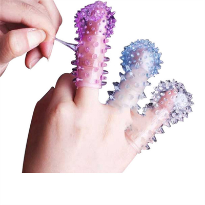 Großhandel Silikon Blaufinger-Ring-Hülse Sex-Spielzeug