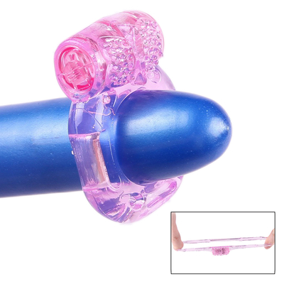 TPE Schwanzring Vibrator Spermien-Vibrationsring für männliche Verzögerung fixieren