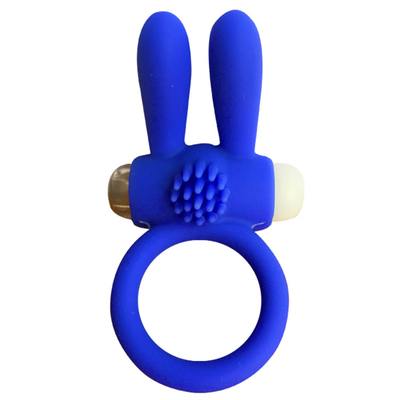 Rabbit Cock Ring Vibrator Penis Ring mit Perlen für zusätzliche Stimulation