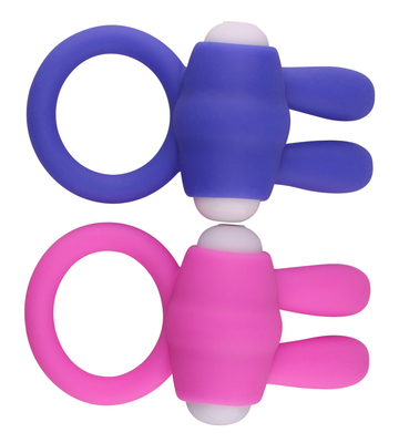 Rabbit Cock Ring Vibrator Penis Ring mit Perlen für zusätzliche Stimulation