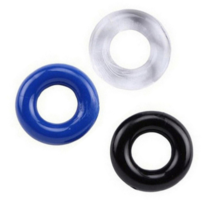 Silikon-Tücher für Männer Farbenfrohe Kristallschloss Sperma Ring Verzögerungsring Spaß Produkte für Erwachsene