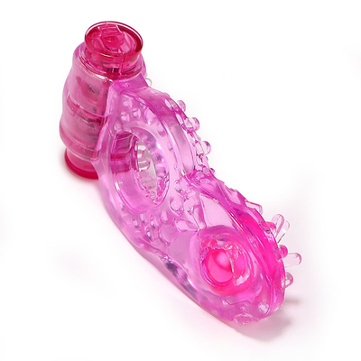 Schwanzring Vibrator Penis Ring mit Perlen für zusätzliche Stimulation