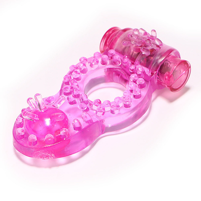 Schwanzring Vibrator Penis Ring mit Perlen für zusätzliche Stimulation