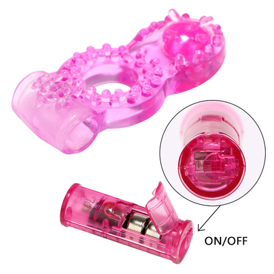 Schwanzring Vibrator Penis Ring mit Perlen für zusätzliche Stimulation