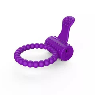 Hochwertige Sexprodukte Komfortable Männer Penis Schwanz Ringe mit Vibrator für Männer