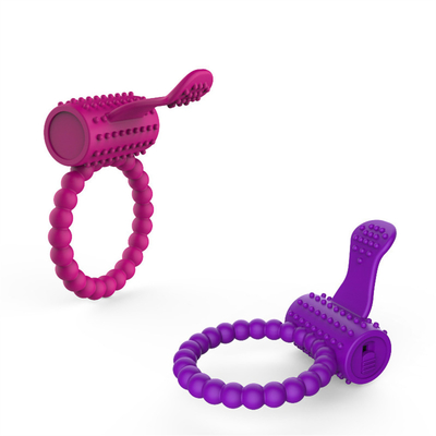 Hochwertige Sexprodukte Komfortable Männer Penis Schwanz Ringe mit Vibrator für Männer