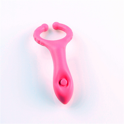 Bestseller- Sexspielzeug, das Nippel-Klammern mit G-Stellen-Vibrator für Frauen vibriert