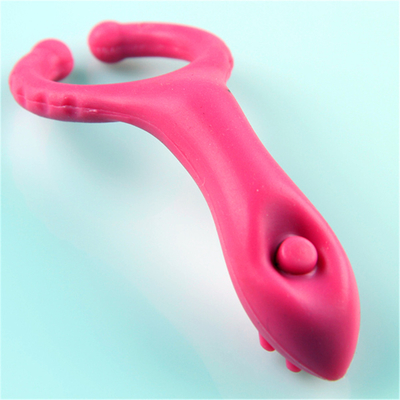 Bestseller- Sexspielzeug, das Nippel-Klammern mit G-Stellen-Vibrator für Frauen vibriert