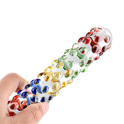 Farbenfrohe Pyrex-Anal-Butt-Plug