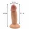 Realistischer analer Dildo Mini Sizes 11cm mit Saugnapf-Vagina Dildo-Silikon-freies Beispielprodukt-Sex männlichem Dildo