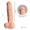 Medizinischer Silikon RD-09 Dildo-Sex Toy Masturbador Para Las Mujeres 6 drehende Geschwindigkeiten