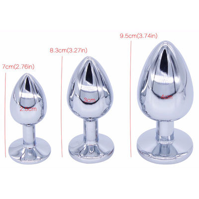 CER RoHS verstopft anales Gewicht Annal des Kolben-Aluminiumlegierungs-Sex-Produkt-55g 96g 160g