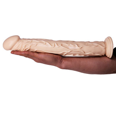 15 Zoll lebensechter, flexibler, dicker, realistischer, riesiger Monsterdildo mit starkem Saugnapf