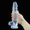 Transparente Crystal Realistic Dildo Sex Toy-Phallus-Stöcke für Frauen