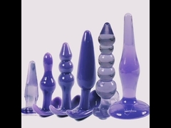 Butt Plug, Anal Plug, 6 Stück für Männer und Frauen, Analkugeln, Prostata-Stimulationsspielzeug, Analspielzeug, Analsexspielzeug, Silikonplug-Set Hintern, Analplugs, Sexspielzeug, Spielzeug für Erwachsene, Spielzeug für das Sexvergnügen von Frauen