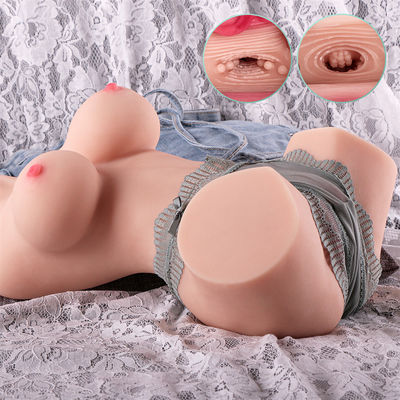 Körper-Sex-Puppen-Torso der Puppen-5.5kg halber mit Metallskelett-aus dem wirklichem Leben männlicher Vagina Masturbator-erwachsenem Sex-Spielzeug für Männer